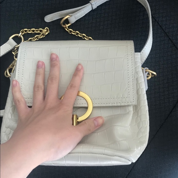 Beige crossbody bag - Picture 2 of 4